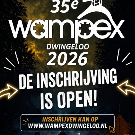 Aanmelden geopend